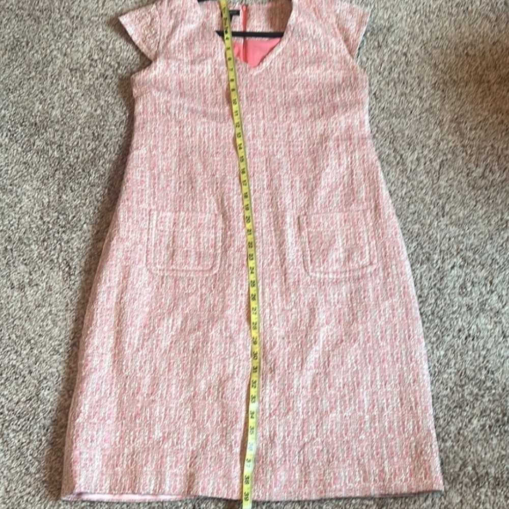 Talbots Pink Tweed Drees And Blazer Suit - Picture 5 of 8